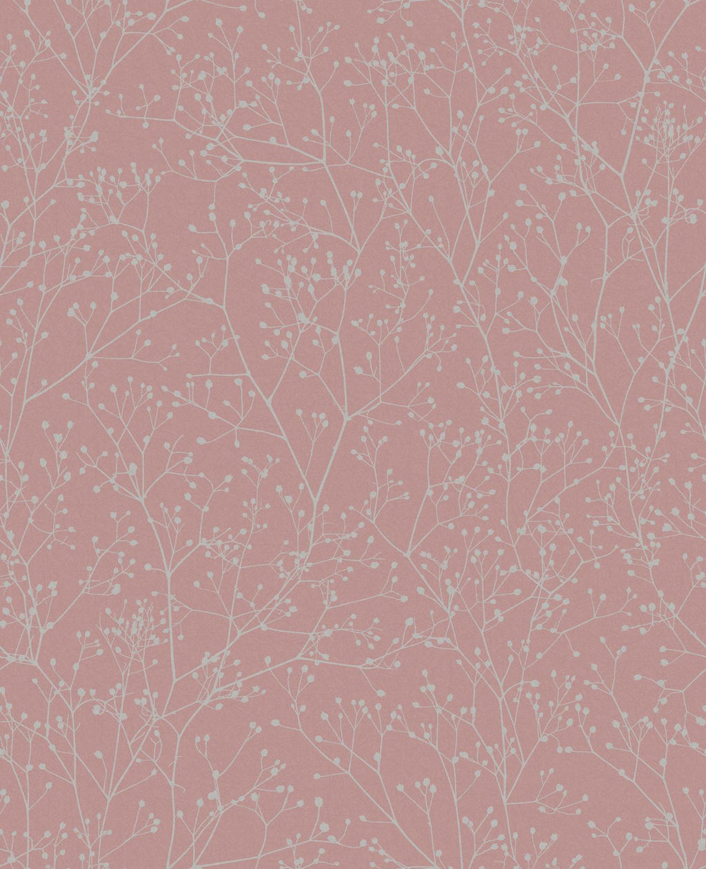 Gypsophila Shell & Rose Gold Wallpaper by Clarissa Hulse