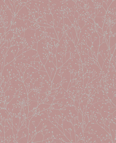 Gypsophila Shell & Rose Gold Wallpaper by Clarissa Hulse