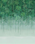Enchanted Vale Emerald Bespoke Mural by Clarissa Hulse