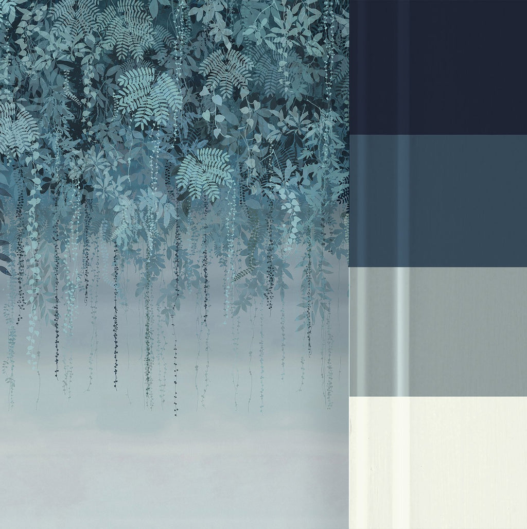 Enchanted Vale Midnight Bespoke Mural by Clarissa Hulse