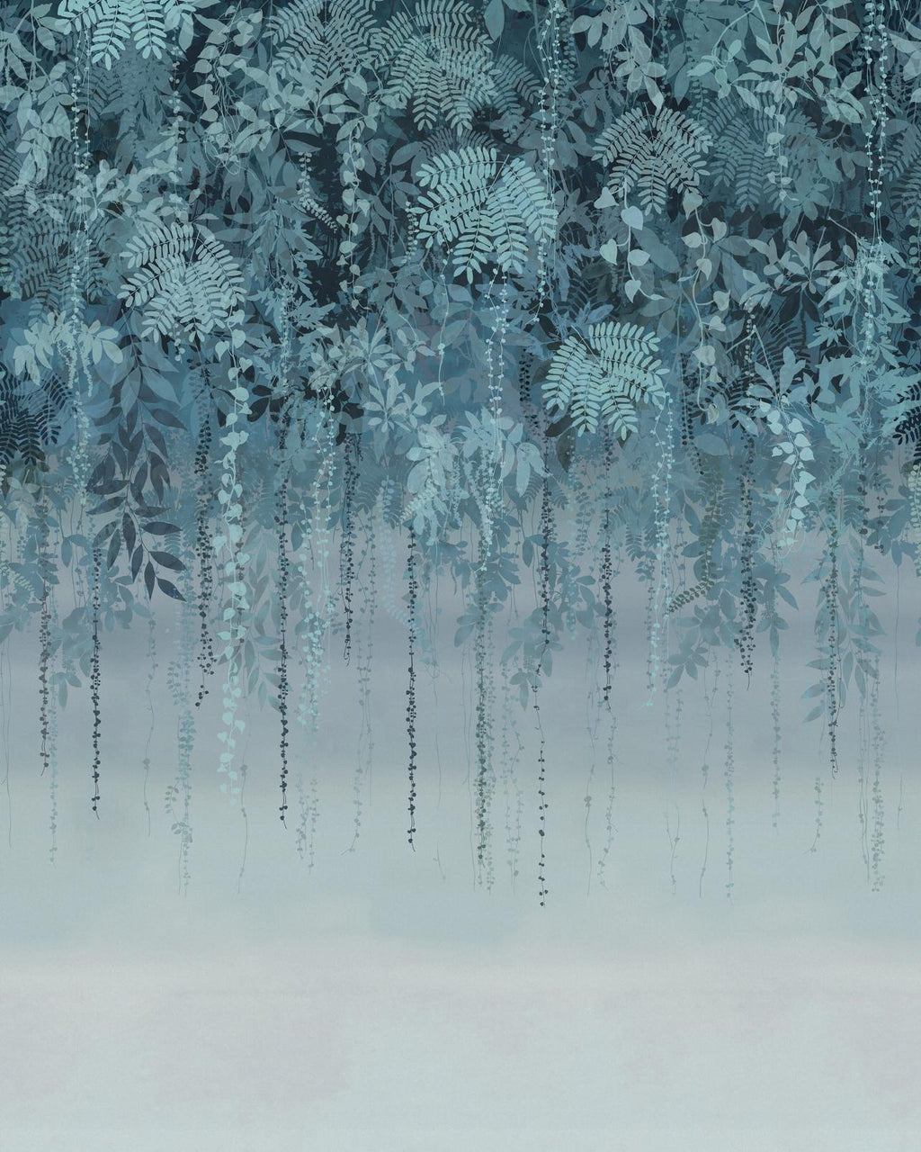 Enchanted Vale Midnight Bespoke Mural by Clarissa Hulse
