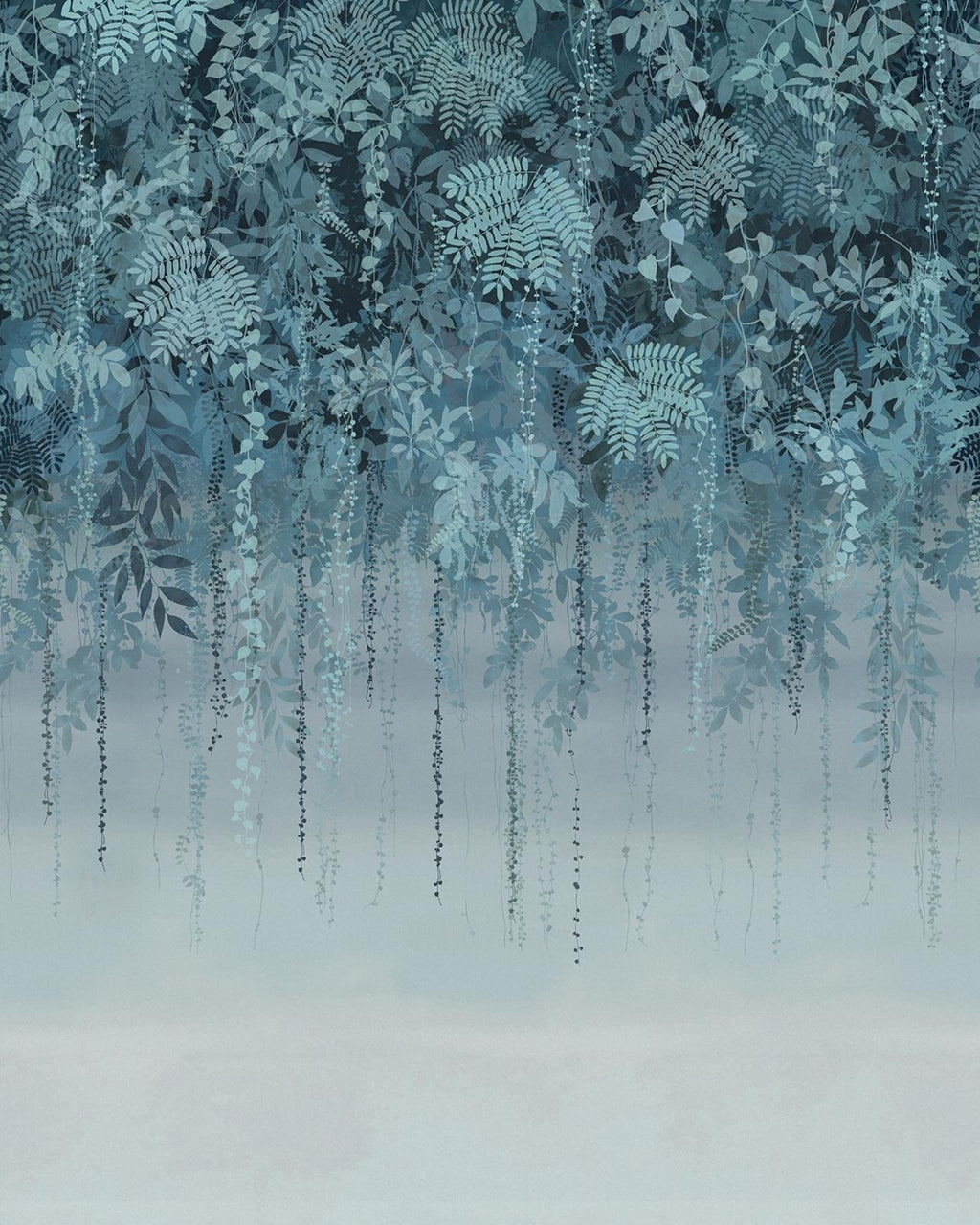 Enchanted Vale Midnight Bespoke Mural by Clarissa Hulse