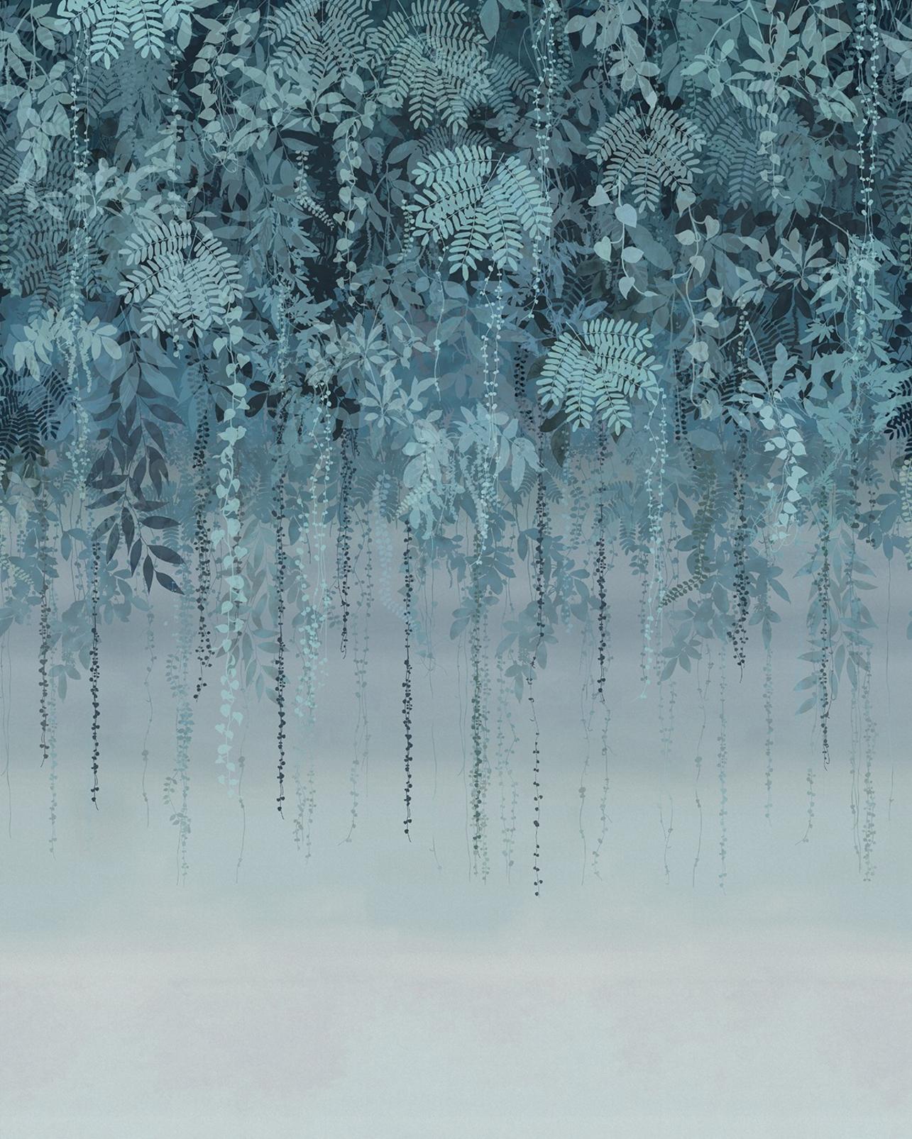 Enchanted Vale Midnight Bespoke Mural by Clarissa Hulse