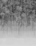 Enchanted Vale Charcoal Bespoke Mural by Clarissa Hulse