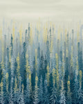 Willowherb Winter Bespoke Mural by Clarissa Hulse