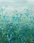 Tania's Garden Peacock Bespoke Mural by Clarissa Hulse