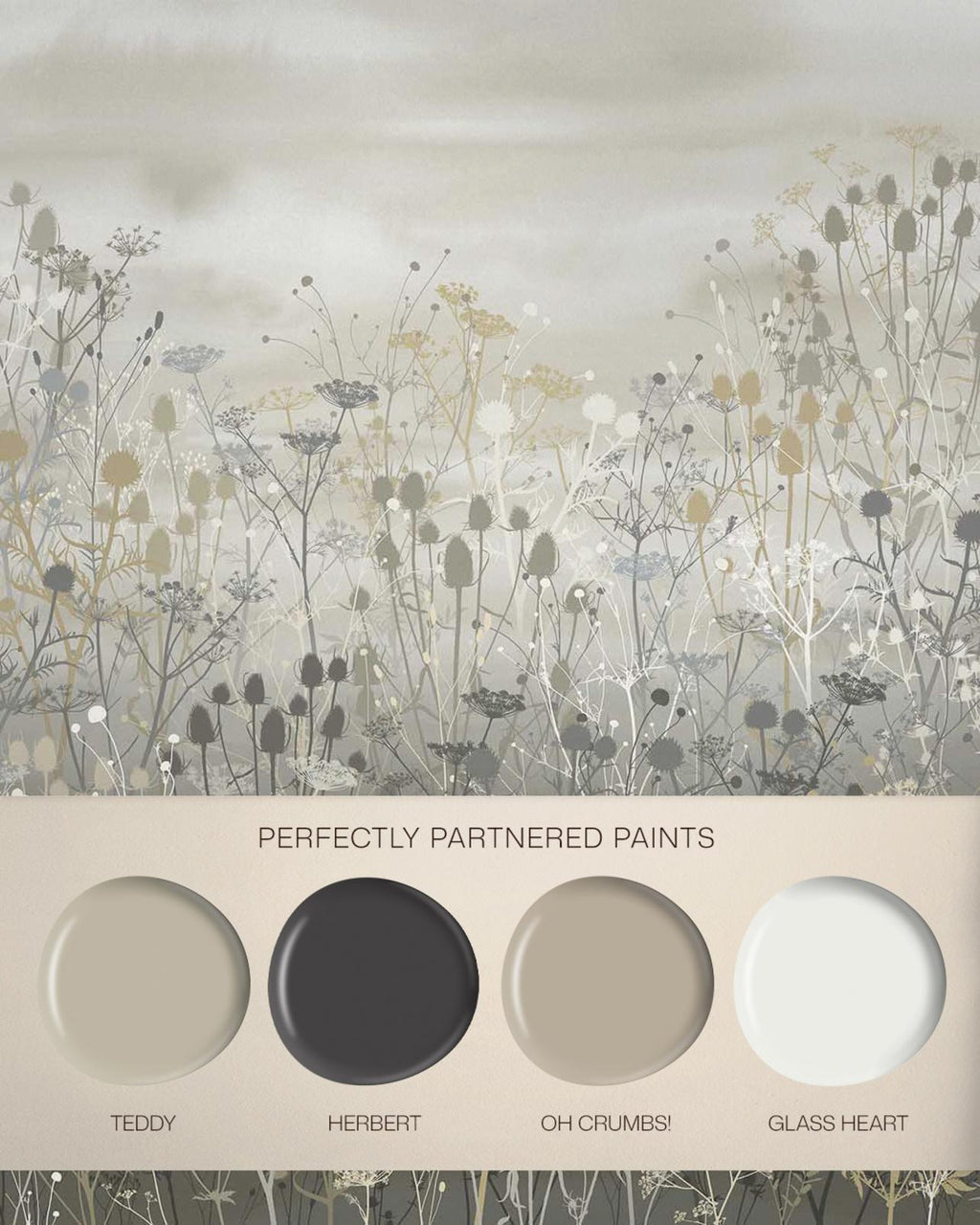 Tania's Garden Pebble Bespoke Mural by Clarissa Hulse