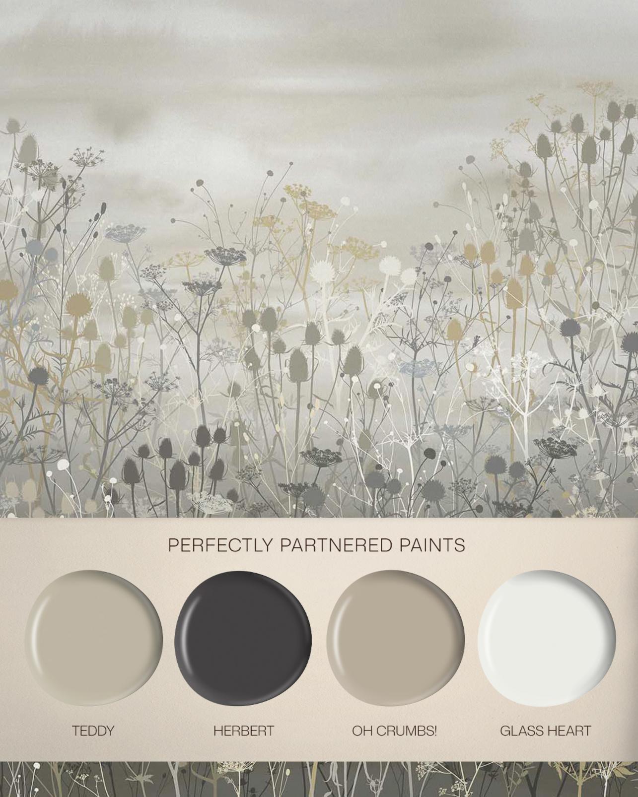 Tania's Garden Pebble Bespoke Mural by Clarissa Hulse