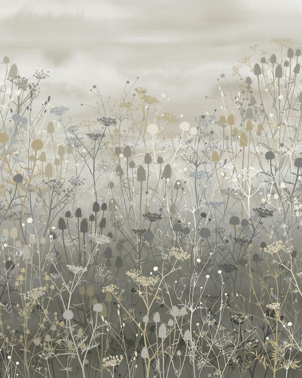 Tania's Garden Pebble Bespoke Mural by Clarissa Hulse