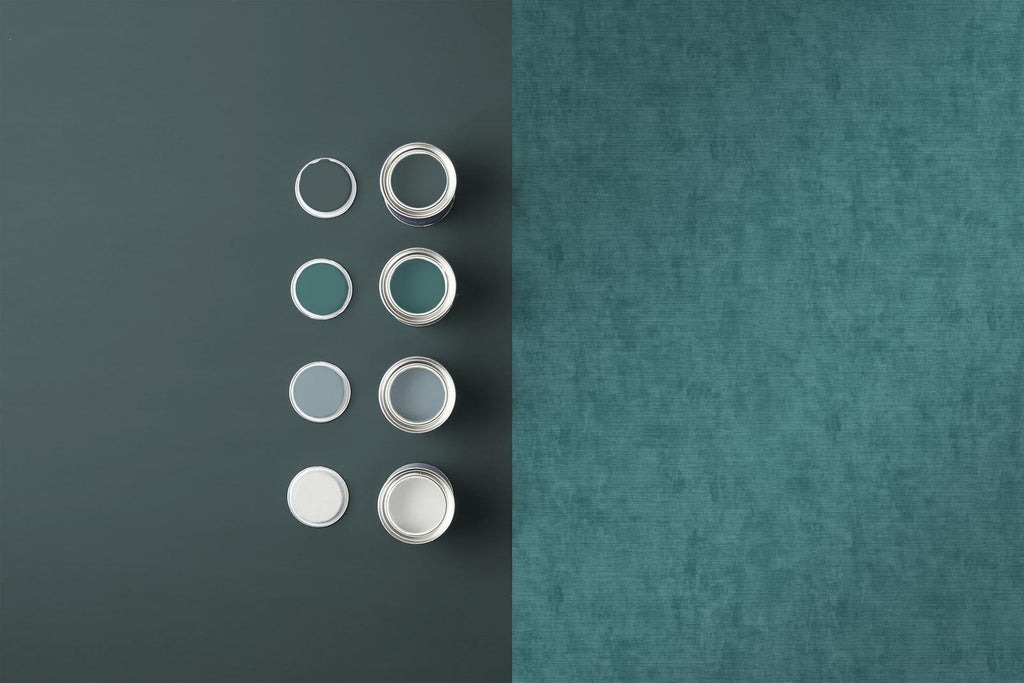 Organdy Silk Teal Wallpaper