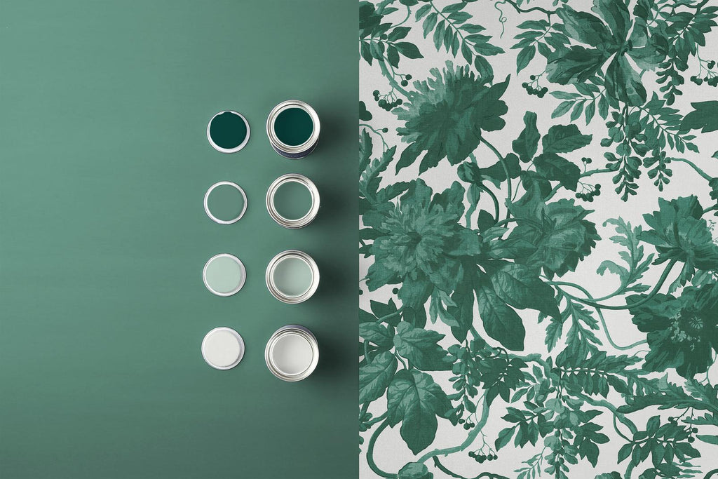 Enzia Green Wallpaper