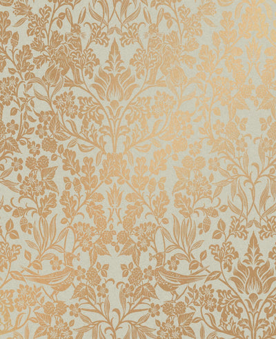 Hartley Damask Neutral Wallpaper