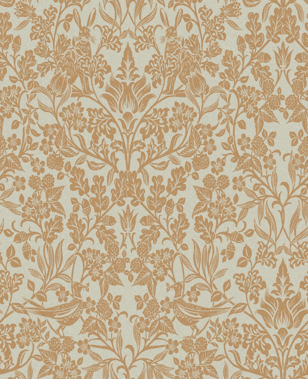 Hartley Damask Neutral Wallpaper