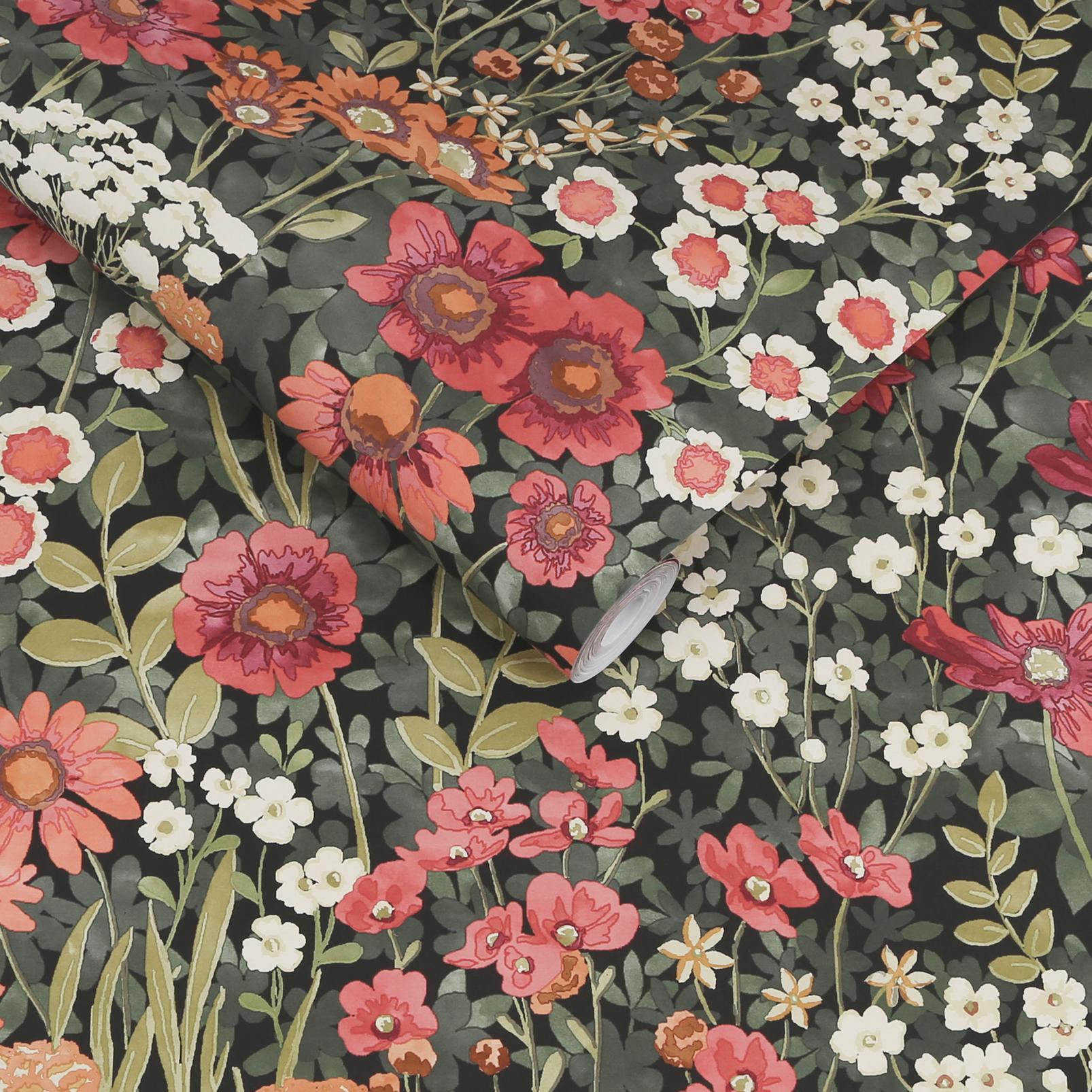 Wallflower Night Garden Wallpaper