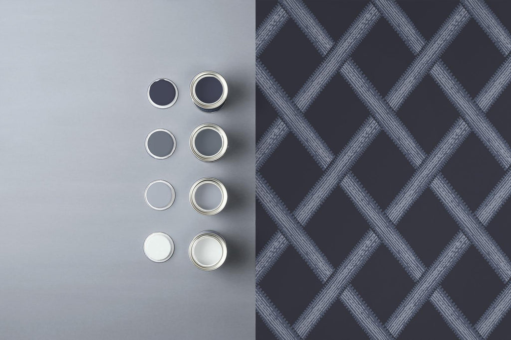 Greenskeeper Geo Navy Wallpaper