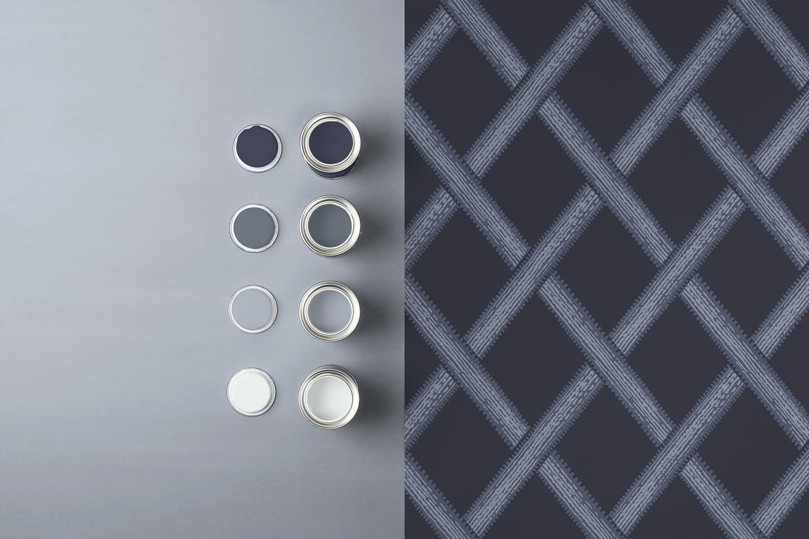 Greenskeeper Geo Navy Wallpaper