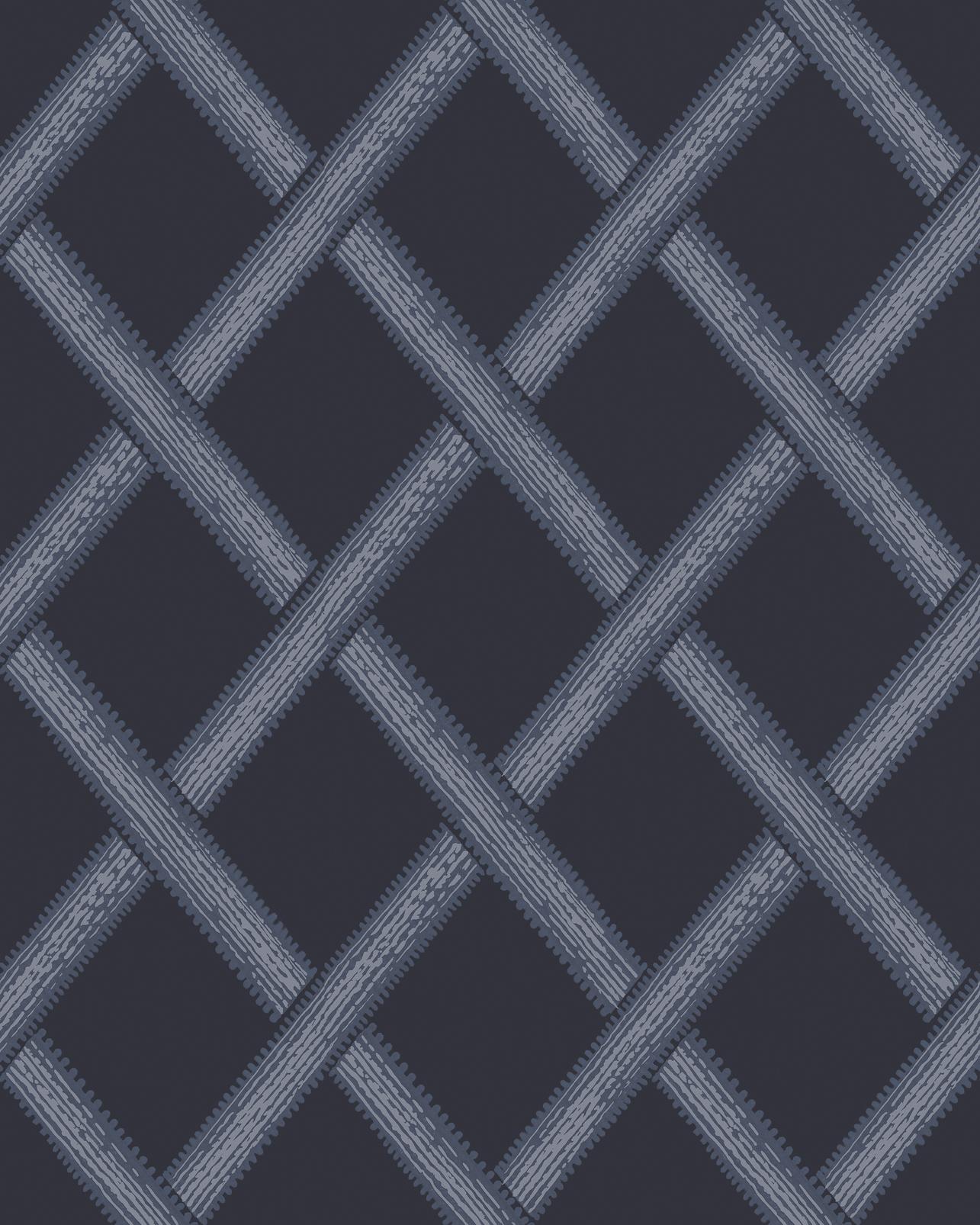 Greenskeeper Geo Navy Wallpaper