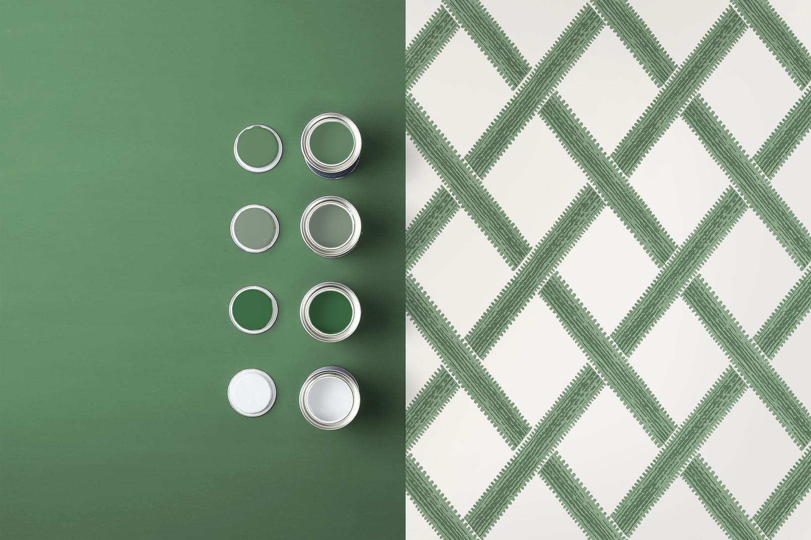 Greenskeeper Geo Green Wallpaper