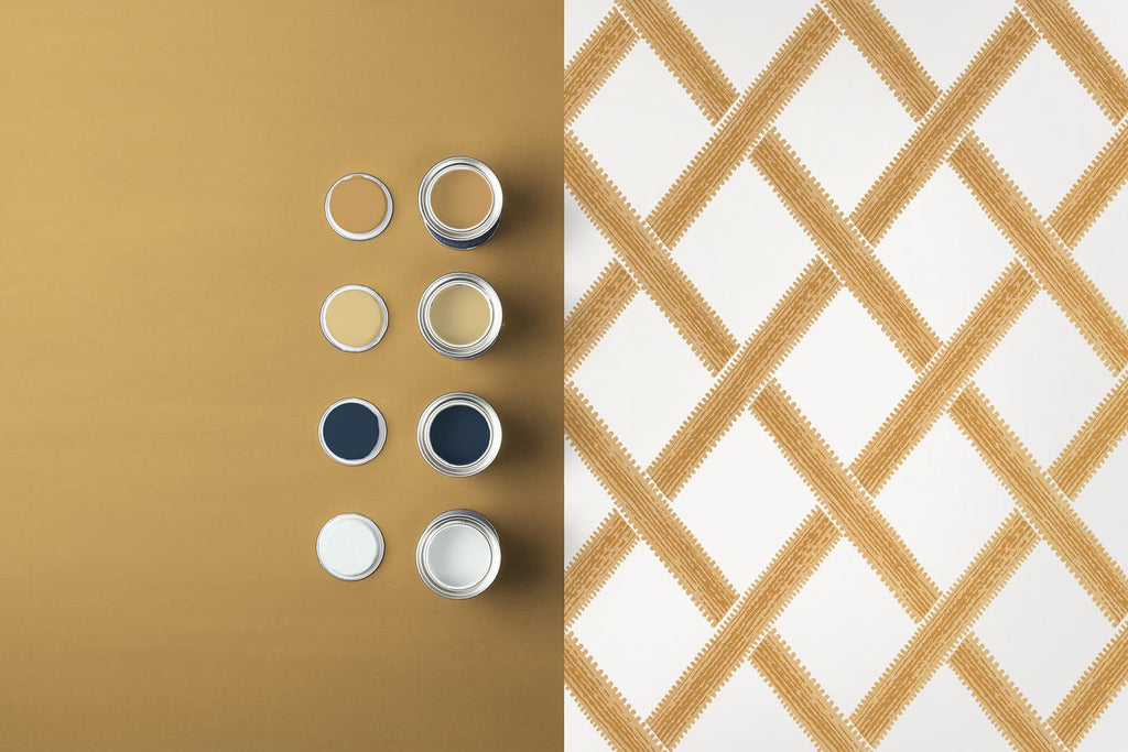 Greenskeeper Geo Yellow Wallpaper