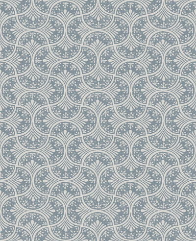 Hopwood Cottage Duck Egg Wallpaper