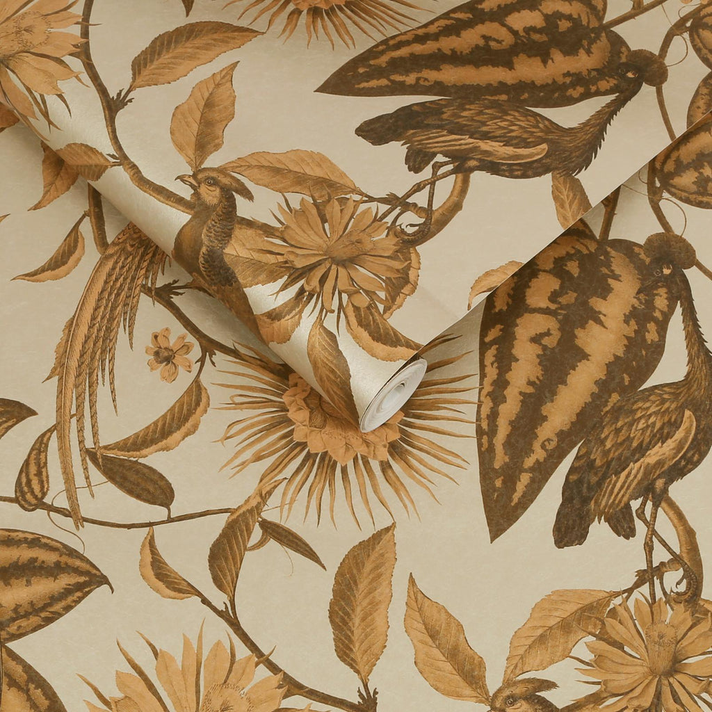 Amherst's Garden Bronze Wallpaper