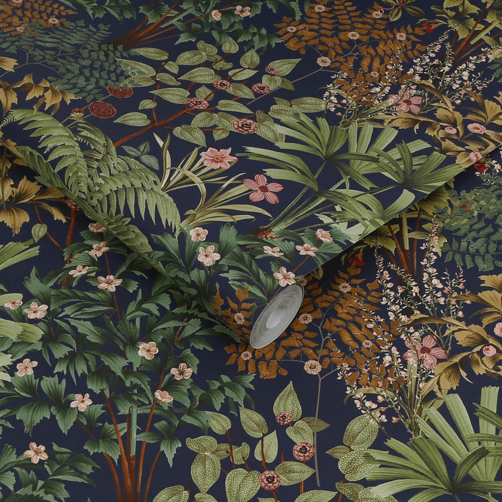 Jardin Botanico Navy Wallpaper
