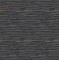 Empress Grasscloth Navy Wallpaper