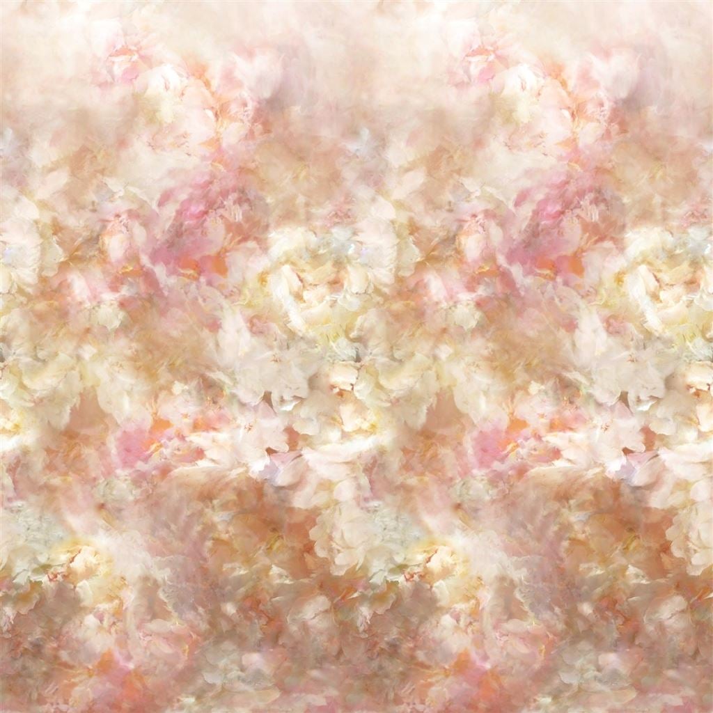 Fleur De Nuit Pale Coral (Scenes and Murals)