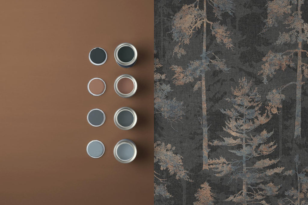 Norse Forest Bark Wallpaper