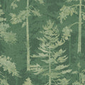 Norse Forest Emerald Wallpaper