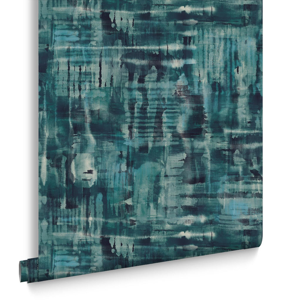 Reecho Teal Wallpaper