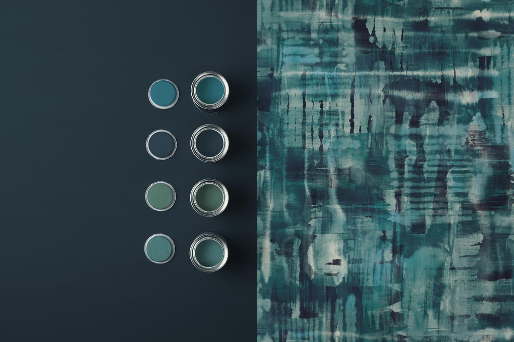 Reecho Teal Wallpaper