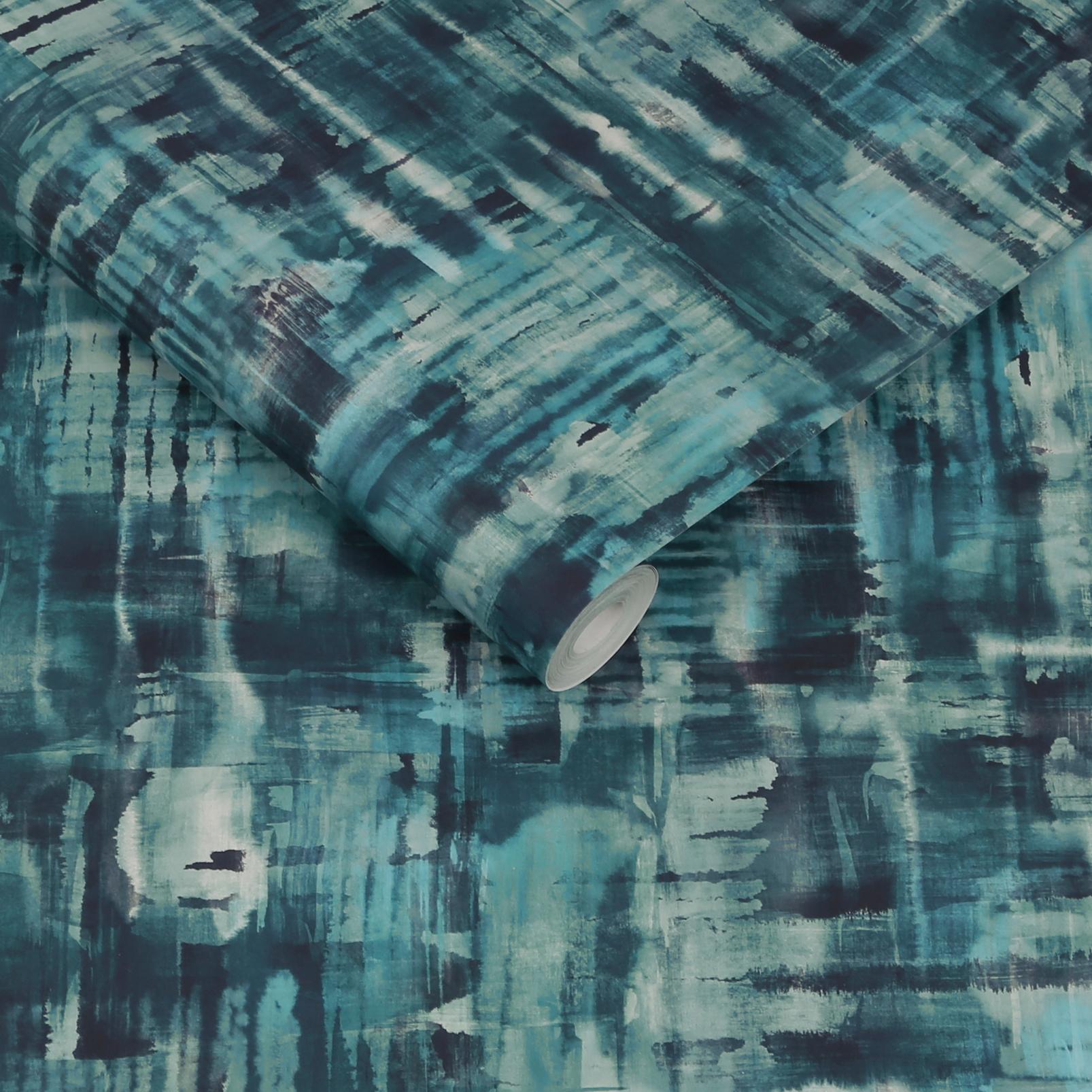 Reecho Teal Wallpaper