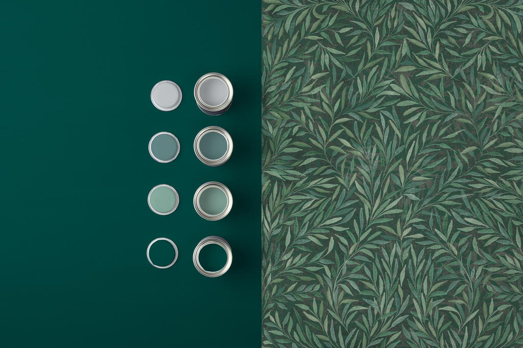 Salix Leaves Green Wallpaper