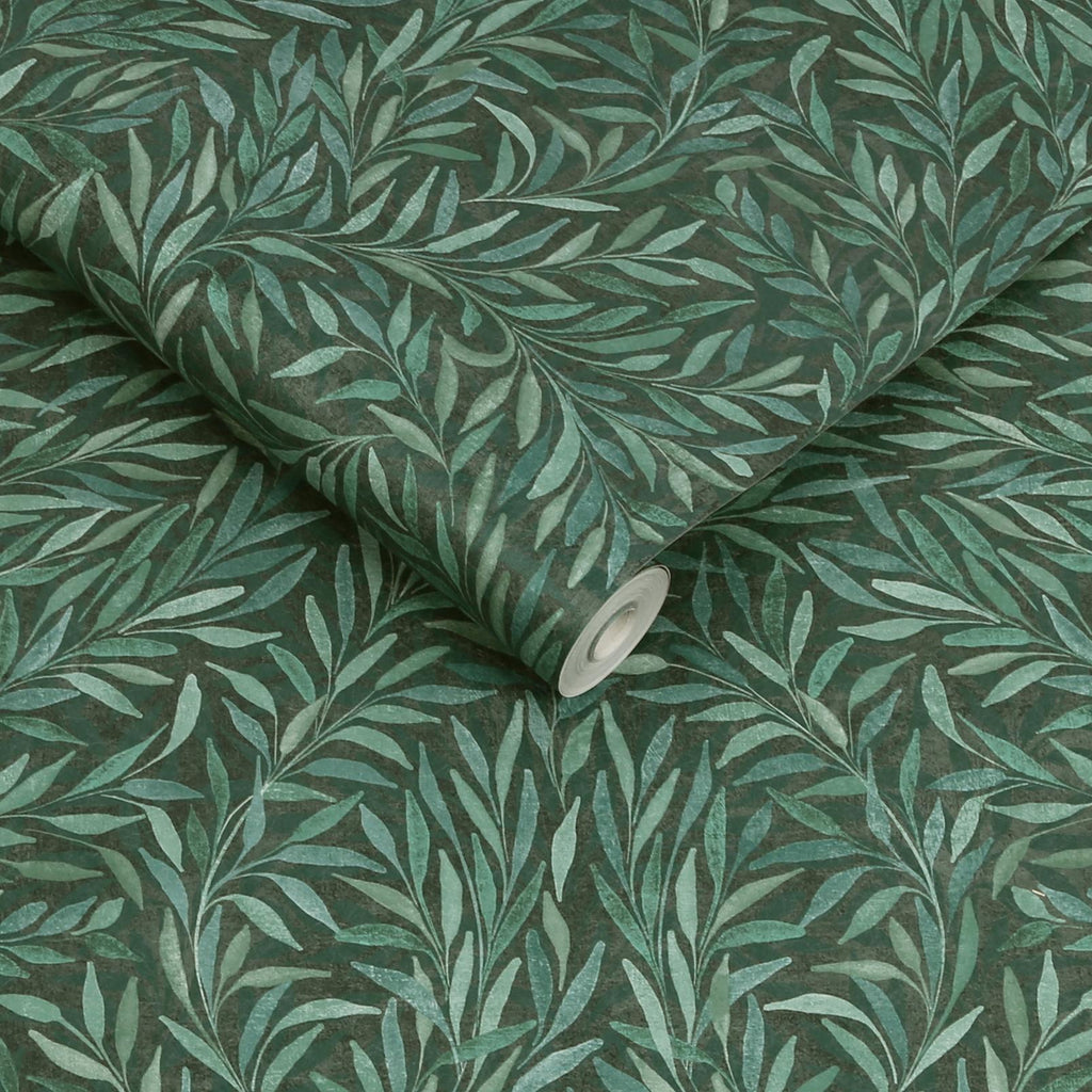 Salix Leaves Green Wallpaper