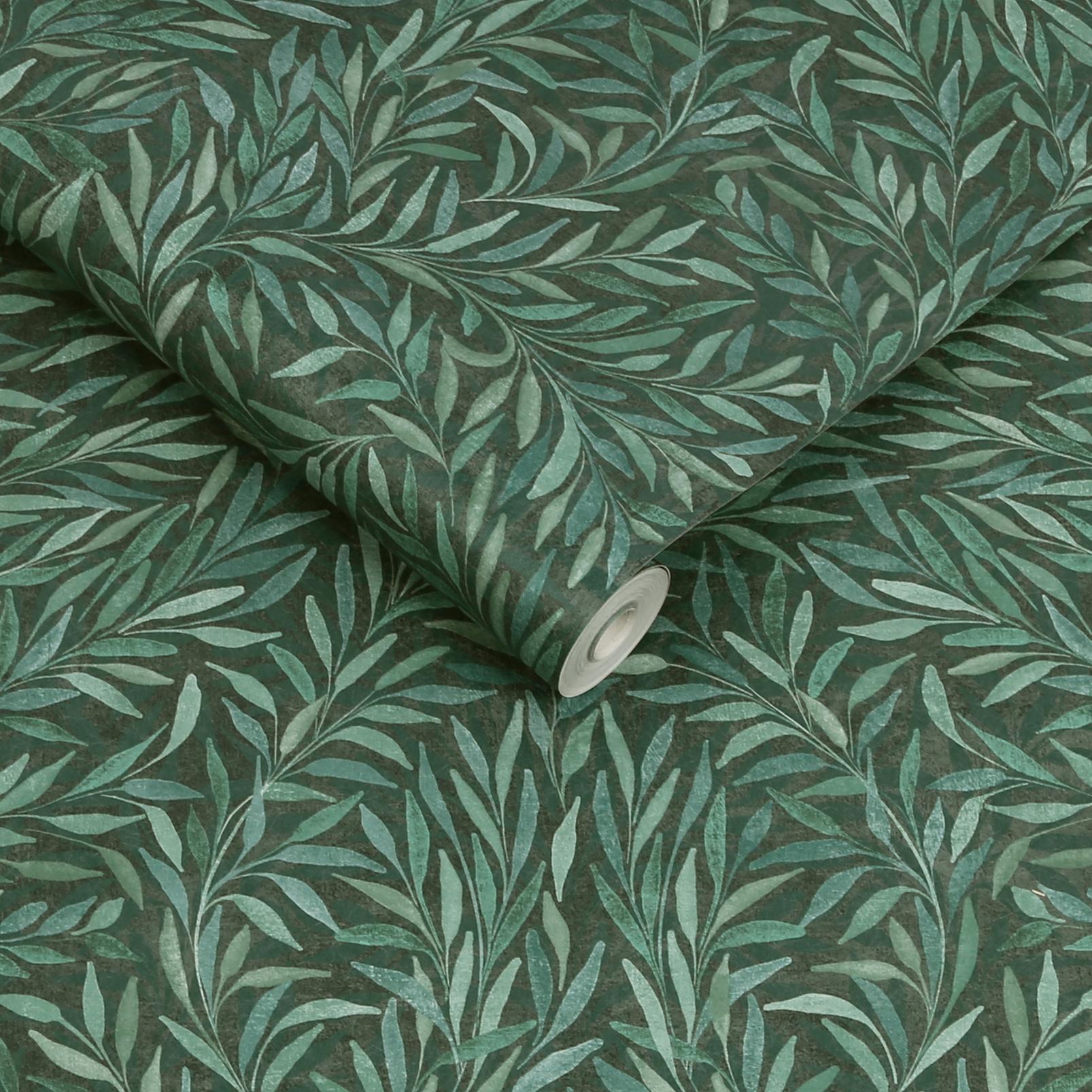 Salix Leaves Green Wallpaper