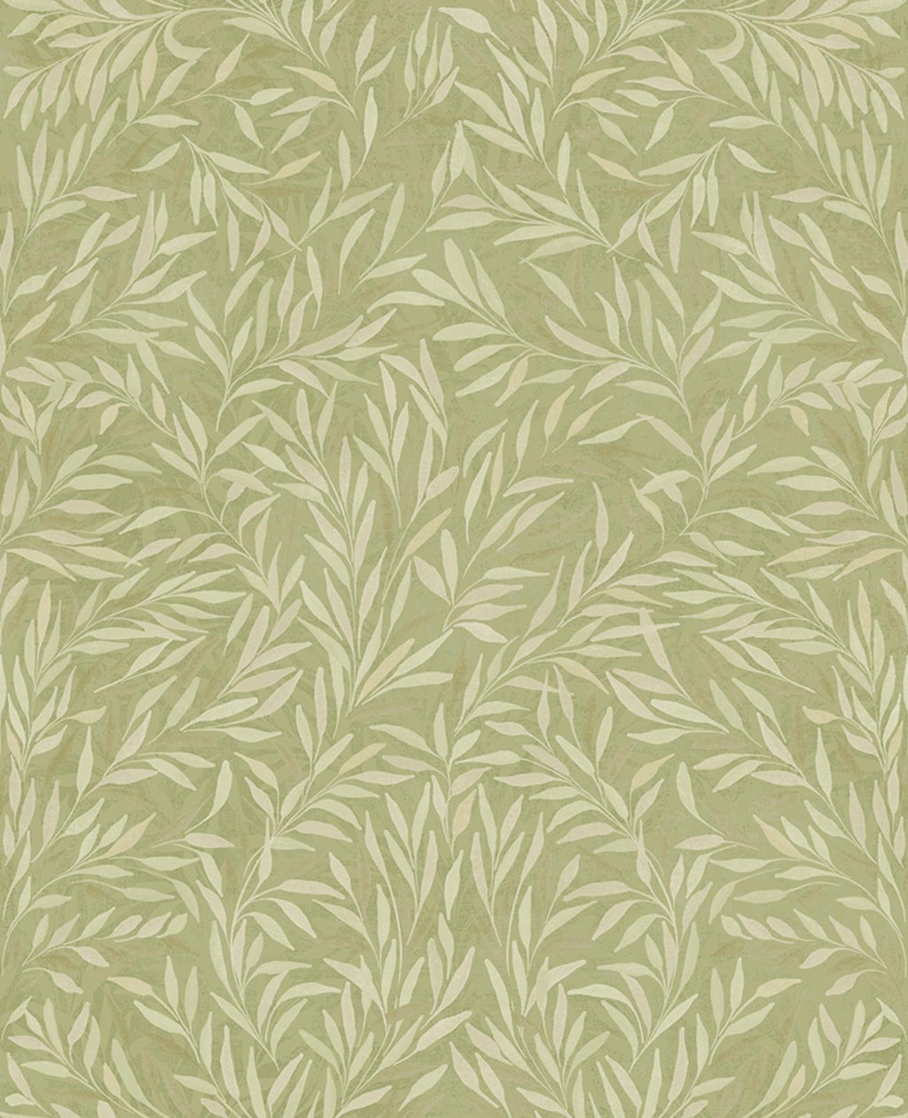Salix Leaves Sage Wallpaper