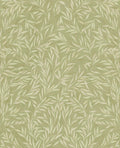 Salix Leaves Sage Wallpaper