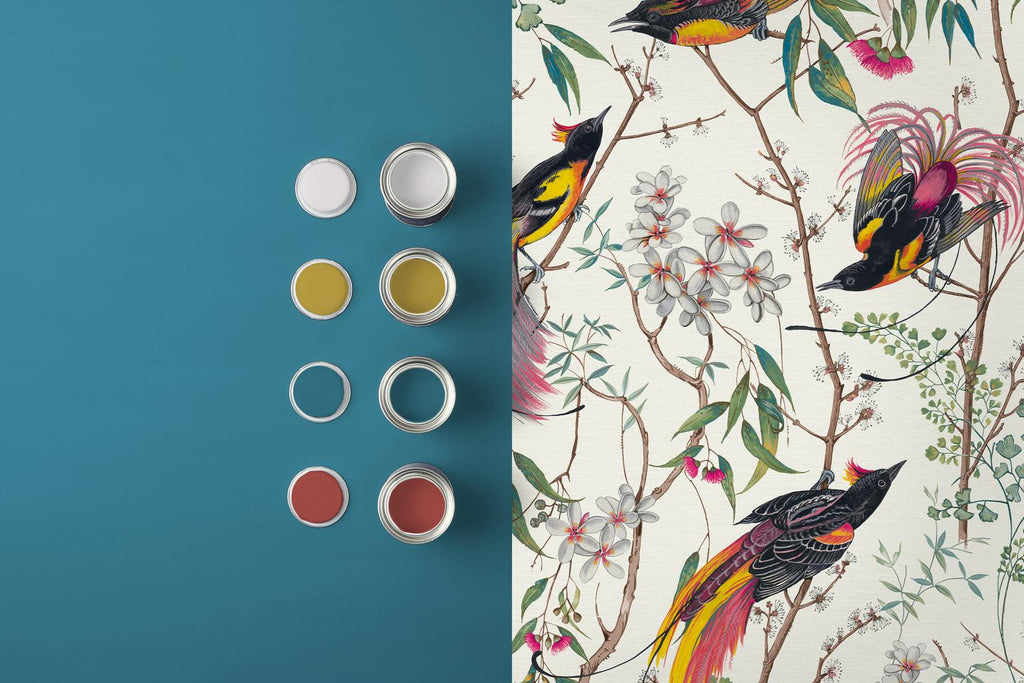Clavering Birds Day Wallpaper