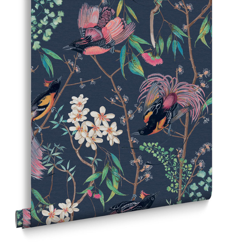 Clavering Birds Night Wallpaper