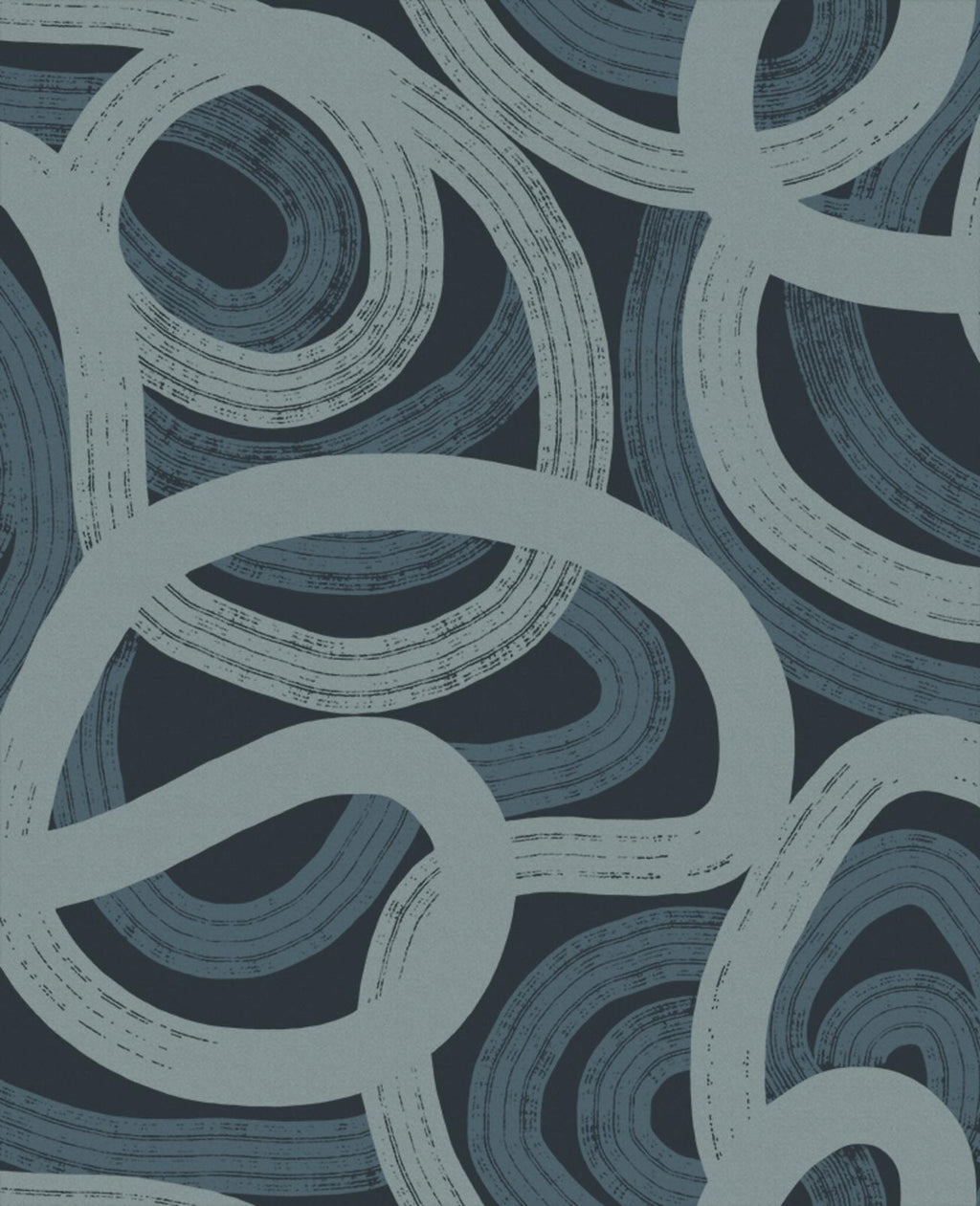 Ambire Navy Wallpaper