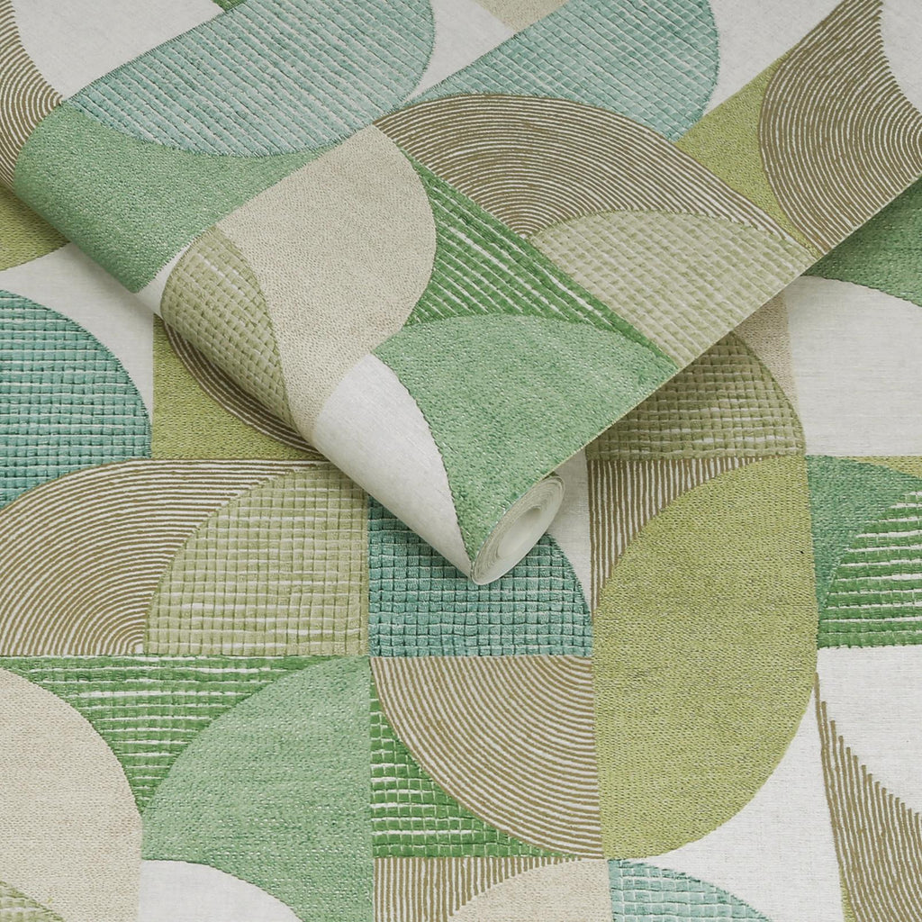 Stitch Craze Sage Wallpaper