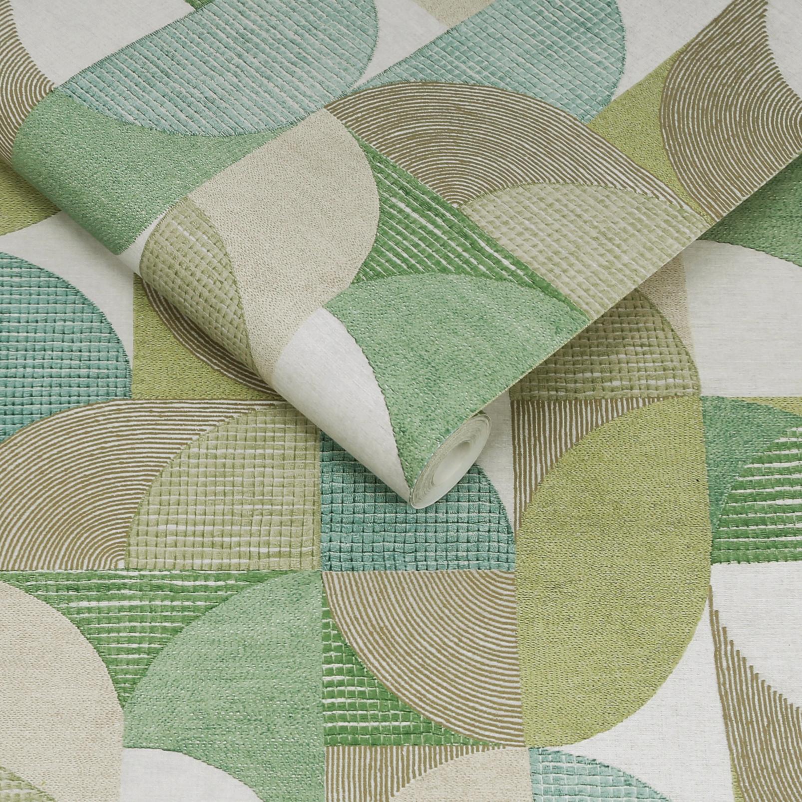 Stitch Craze Sage Wallpaper