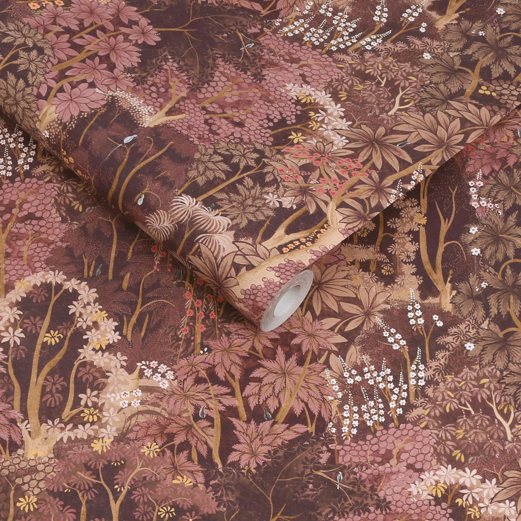 New Eden Mulberry Wallpaper