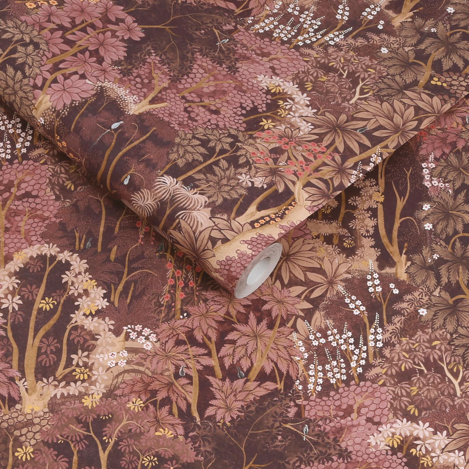 New Eden Mulberry Wallpaper