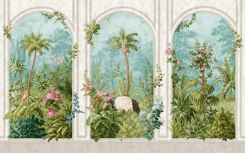 Angkor Jungle Day Bespoke Mural
