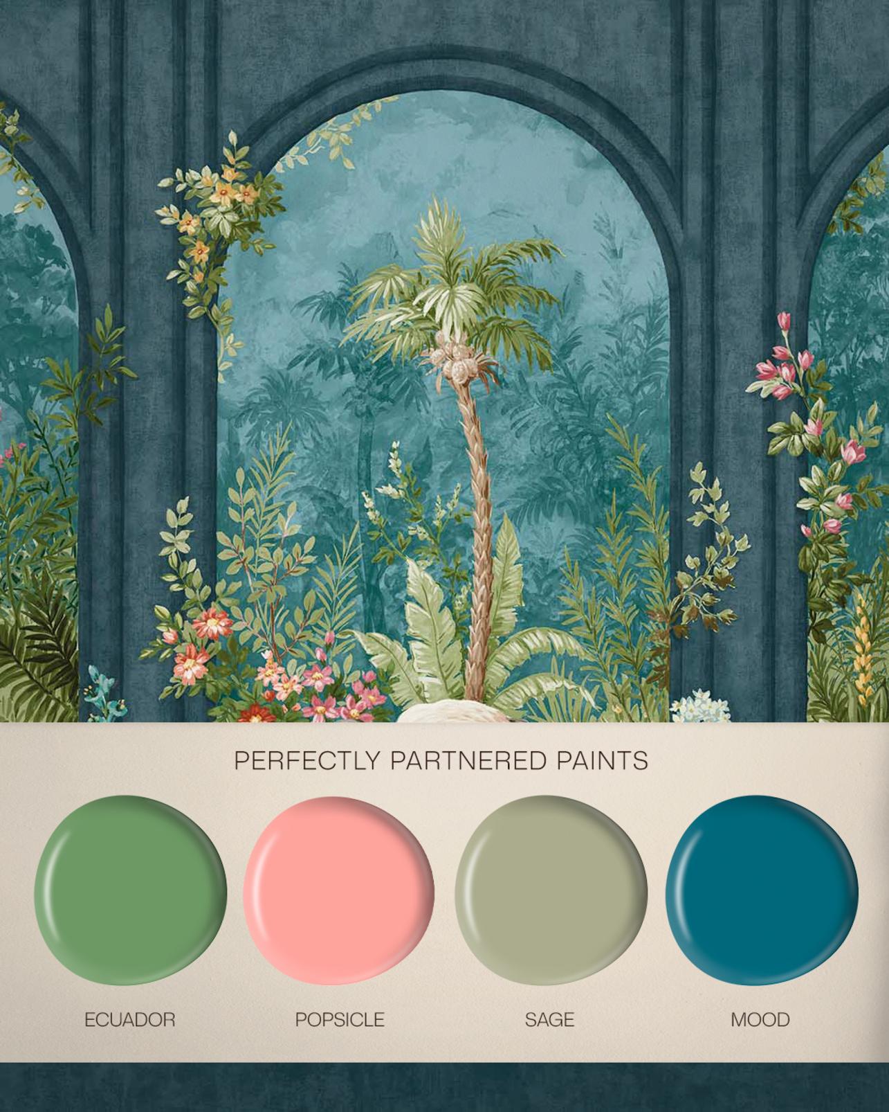 Angkor Jungle Night Bespoke Mural