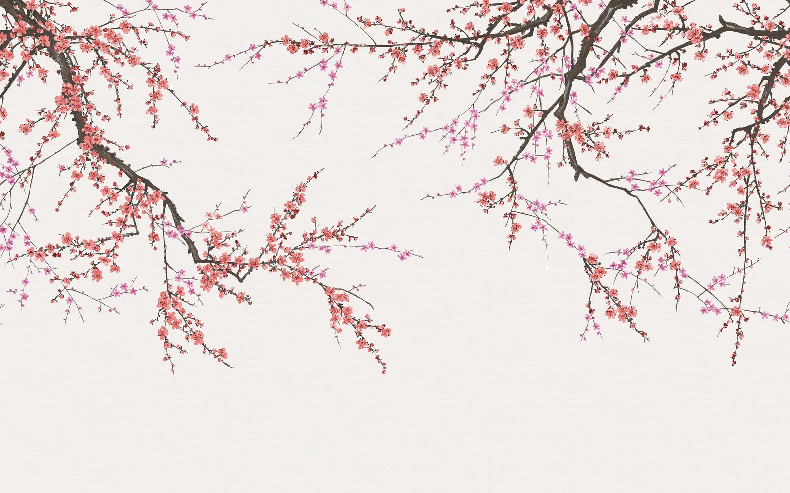 Sakura Soft Pink Bespoke Mural