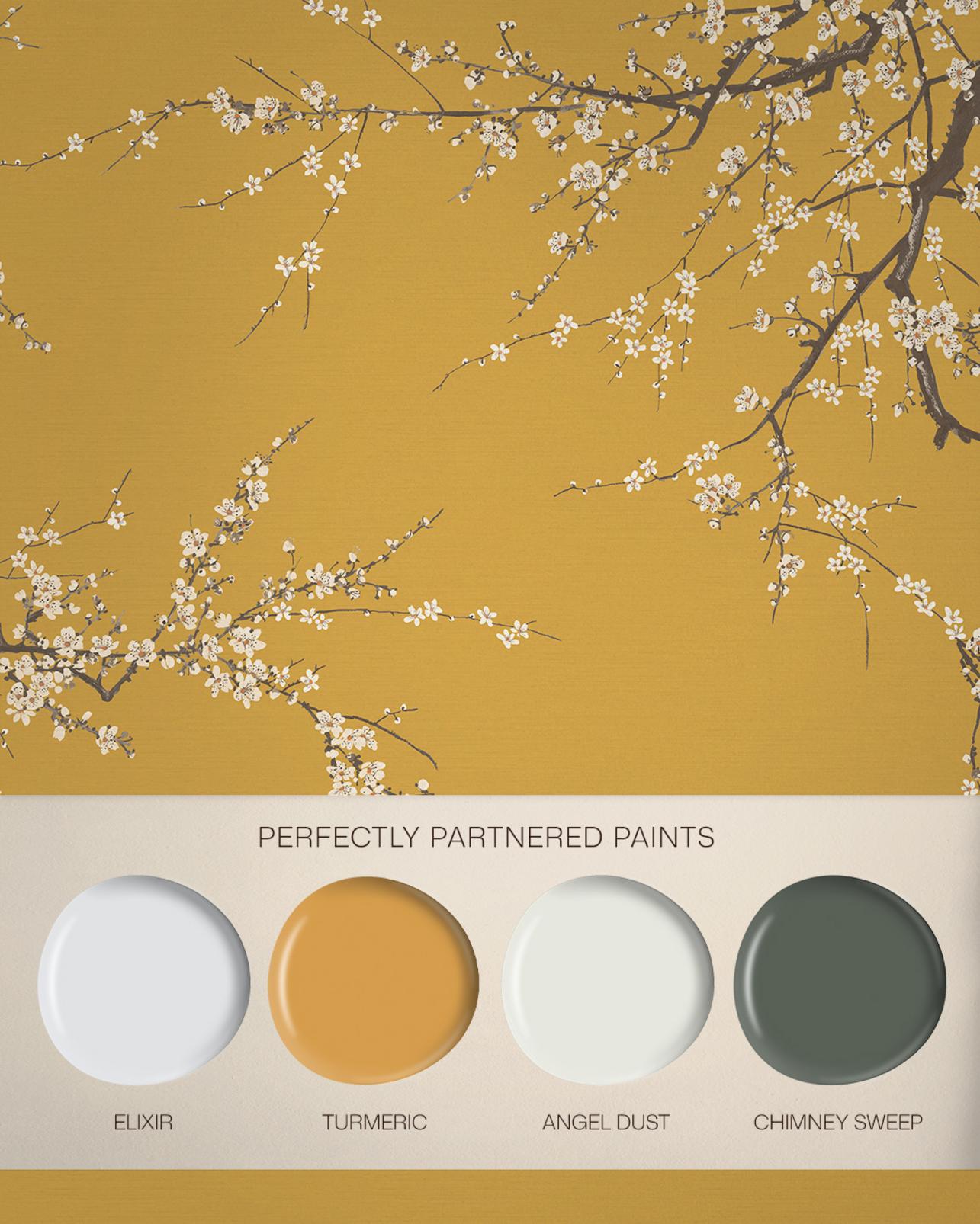 Sakura Turmeric Bespoke Mural