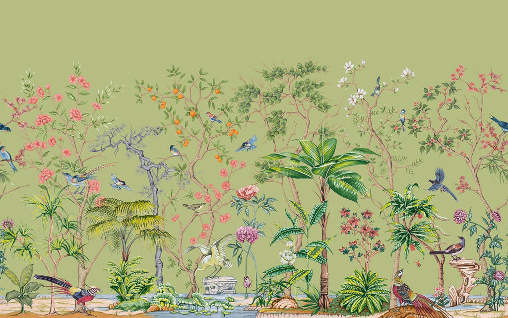 Mizuwonomu Tori Sage Bespoke Mural
